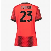 Dres AC Milan Fikayo Tomori #23 Domaci za Žensko 2023-24 Kratak Rukav